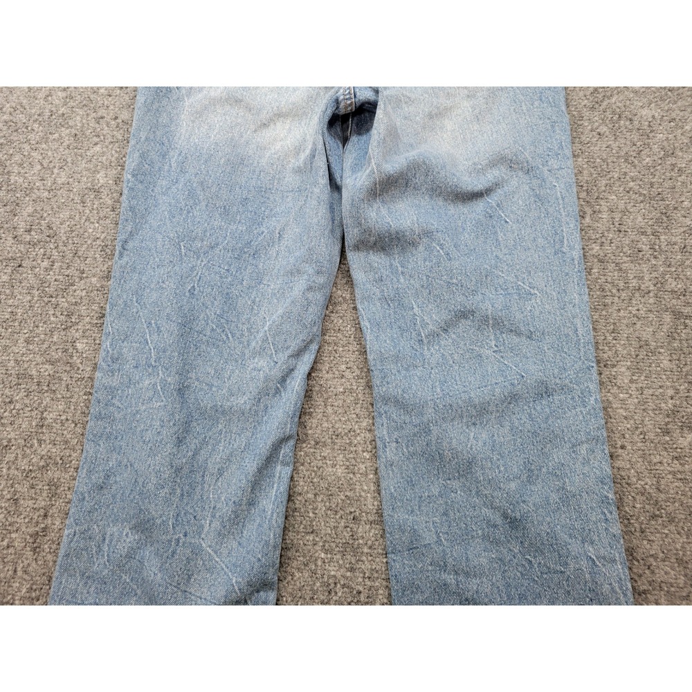Blank NYC The Baxter Ribcage Straight Leg Jeans Embroidered Distressed Blue 24 - Picture 13 of 15